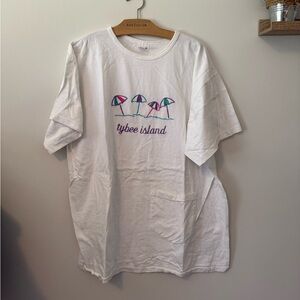 Tybee Island Embroidered Pocket Tee Women’s One Size